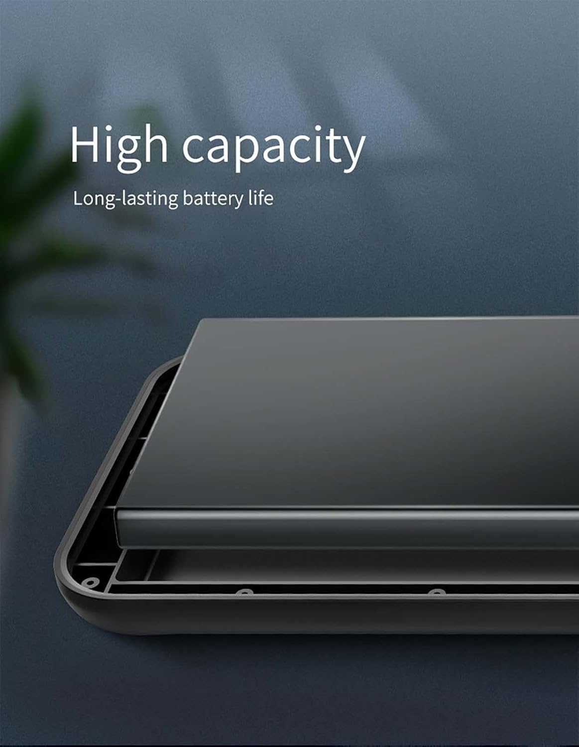 ELLENNE COVER BATTERIA per IPHONE 12 PRO MAX/IPHONE 13 PRO MAX 6.7 4800mAh | COVER CON BATTERIA INTEGRATA COMPATIBILE CON IPHONE 12 PRO MAX/IPHONE 13 PRO MAX 6.7" CUSTODIA RICARICABILE SLIM 4800mAh