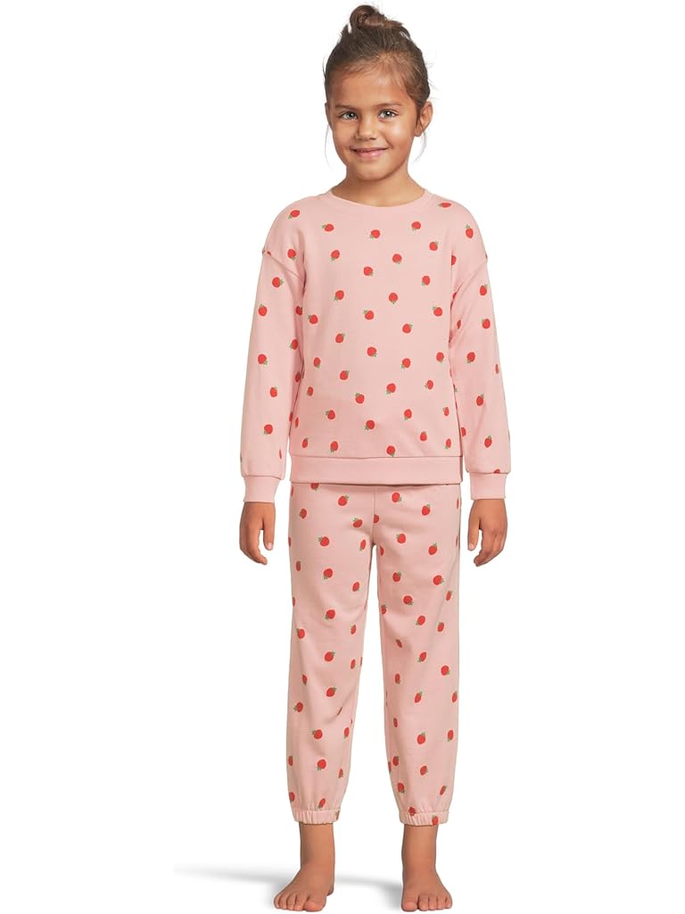 Red Hanna Andersson French Terry Top & Pants Set (Infant/Toddler/Little Kid)