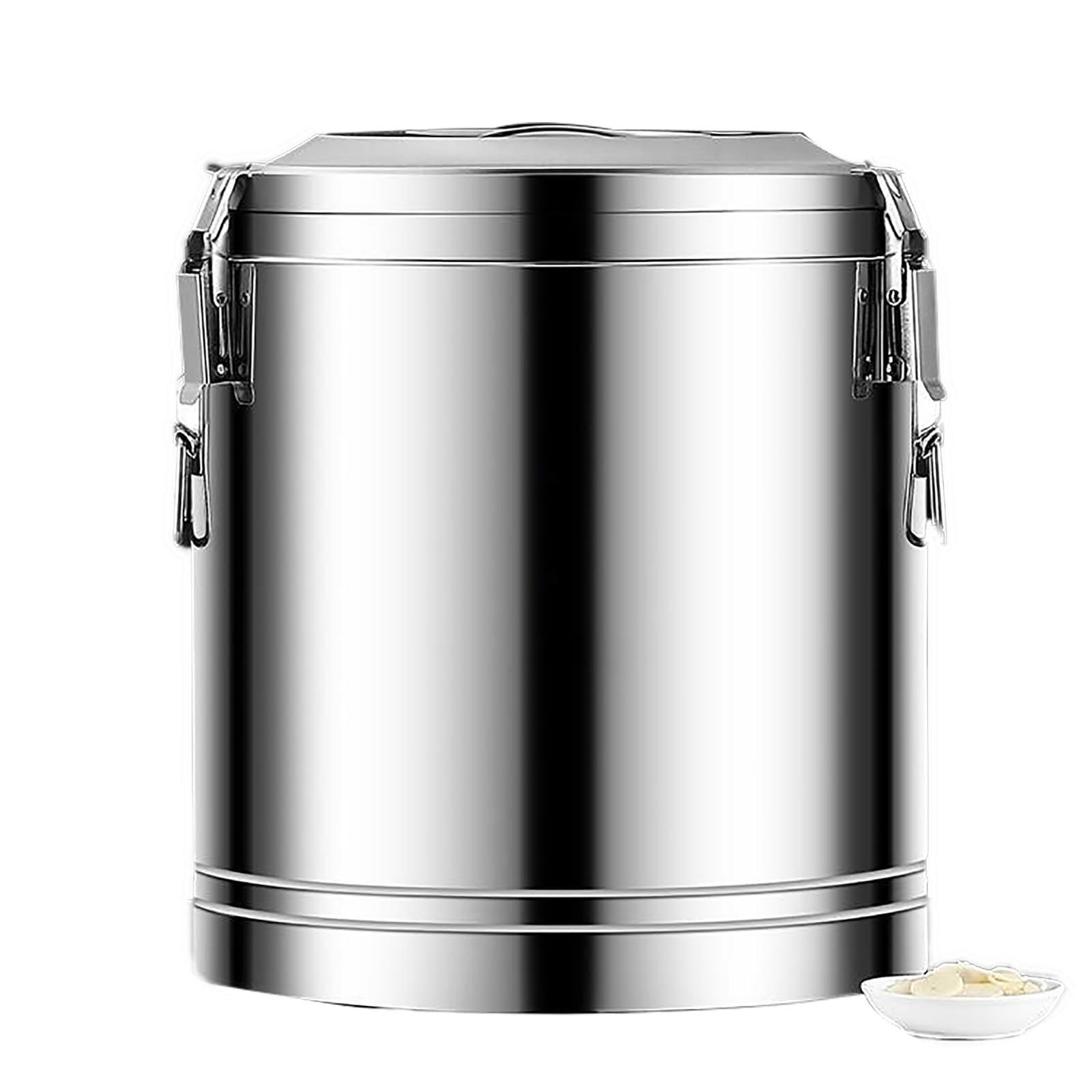 Récipient de stockage de riz hermétique en acier pour protéger la farine de l'humidité 20L