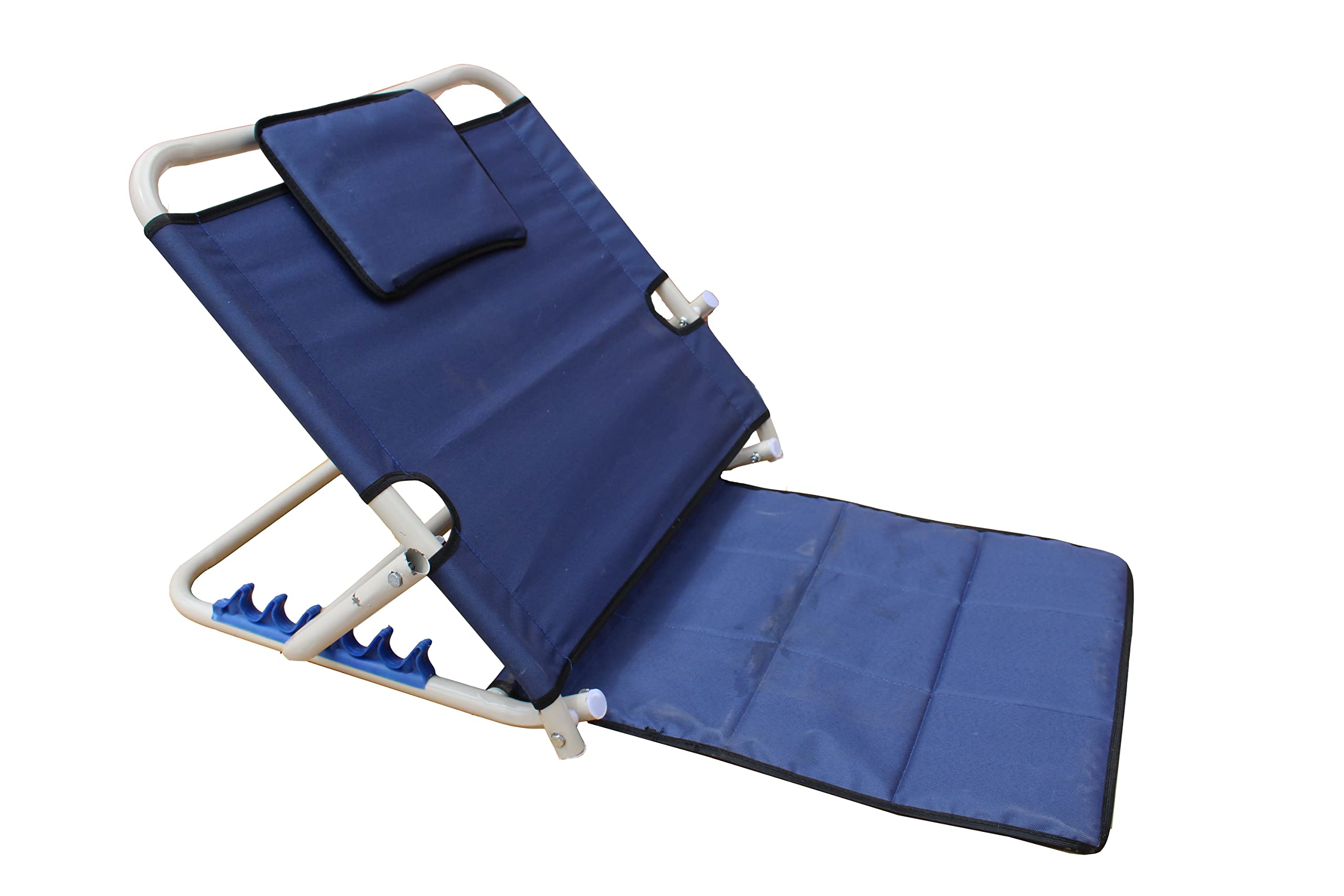 KBG Adjustable Hospital Back Rest for Use On Bed Or Back Support, Orthopaedic Back Support Hospital Back Rest Bed for Hospitalised & Bed Ridden Patients Ergonomic and Scientific Design (Blue) (B09K4Q713W) Amazon Price History, Amazon Price Tracker