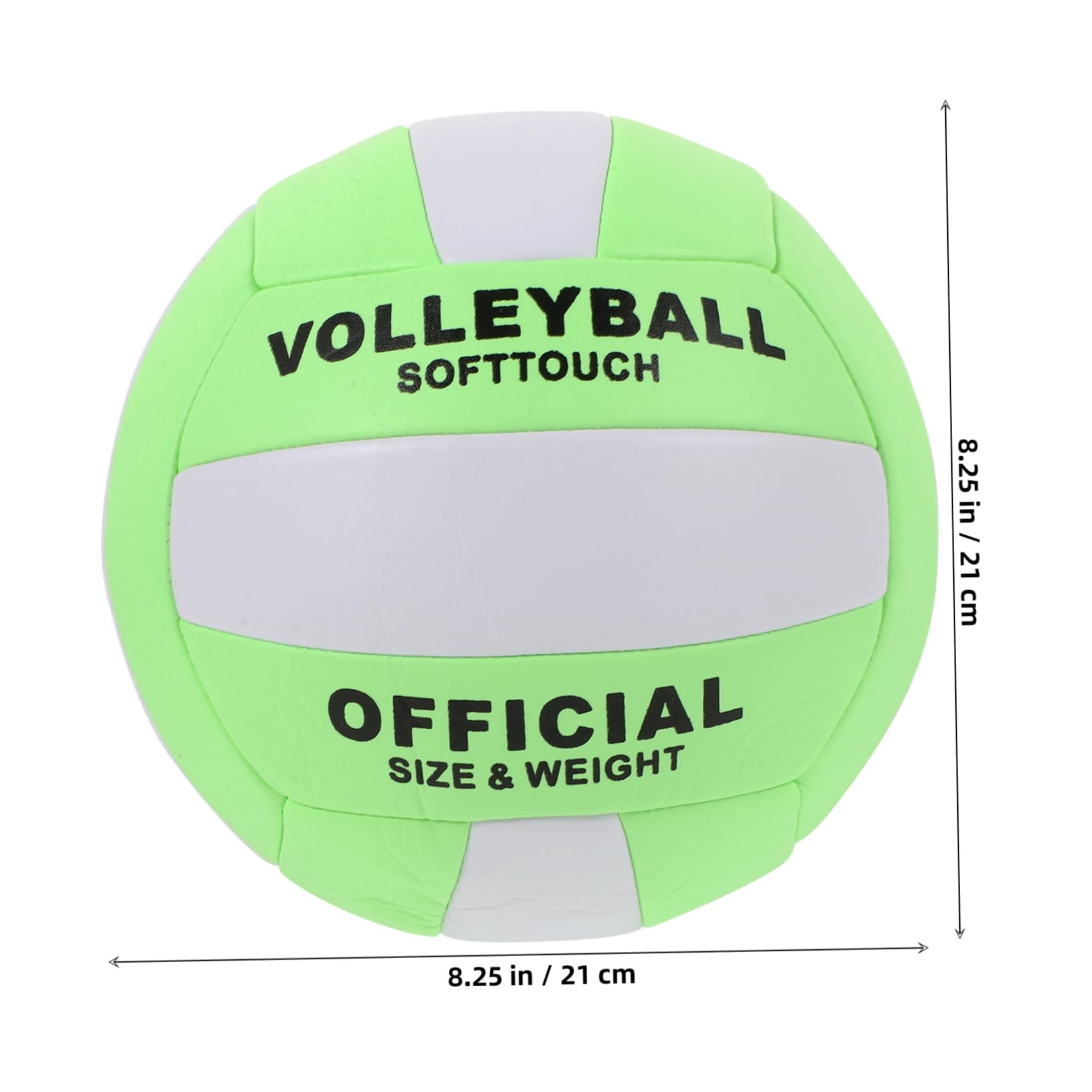 Sosoport Inflatable Volleyball Training Ball Official Soft Sports Ball for Indoor Use Durable and Stylish Design for Beach Playing and Competition