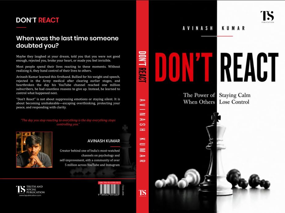 Don’t React: The Power of Staying Calm When Others Lose Control | Emotional Intelligence, Anger Management, Self-Control & Personal Growth : AVINASH KUMAR - Image 3