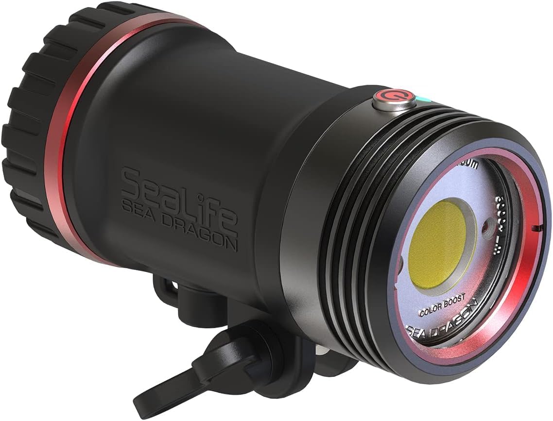 Sealife Sea Dragon SL680 5000 Underwater Lighting Set - Sea Dragon 5000 Photo/Video Light Head with Color Boost, Protective Neoprene Sleeve, Adapters, and Accessories