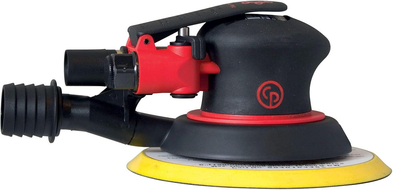 Chicago Pneumatic CP7255CVE 6-Inch Random Orbital Palm Sander, 5mm Orbit