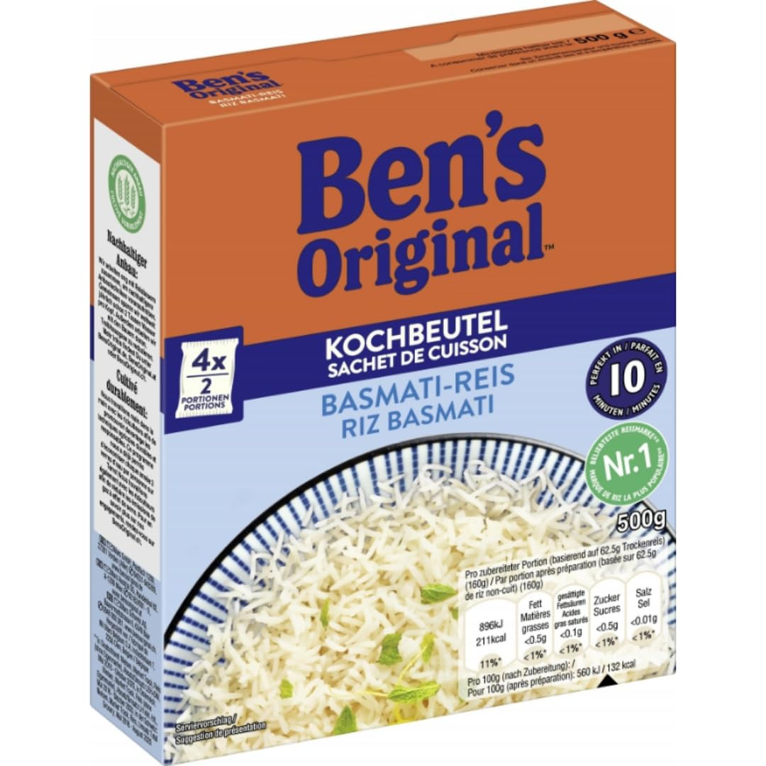Ben's Original Basmati-Reis 500 gramm x 12 Stück