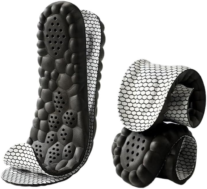 Graphene 4Dpu Massage Arch Insole Men's Shock-Absorbing Sweat-Absorbing Shit-Feeling