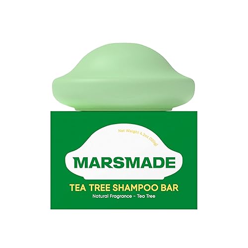 Tea Tree Shampoo Bar 2.0 - Champú hidratante e hidratante en barra de jabón natural para el exceso de acumulación de aceite y nutrición del cuero