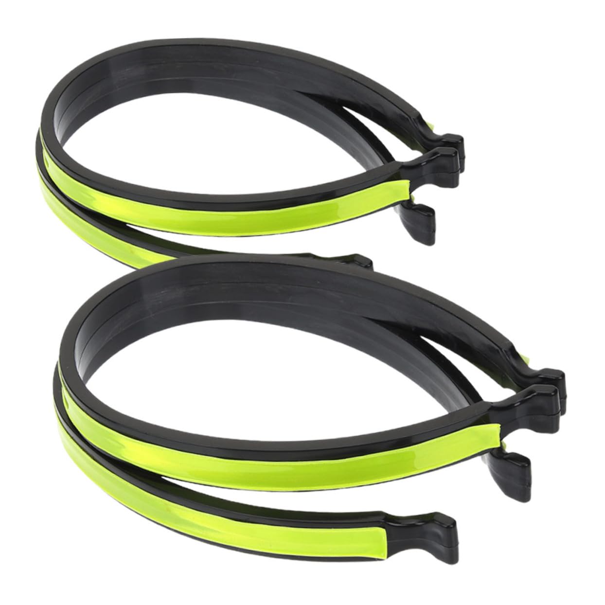Toddmomy 5 Series Clips Reflectantes para Accesorios para Bandas para Ciclistas Alta Visibilidad Y Elasticidad 4 Piezas X 5