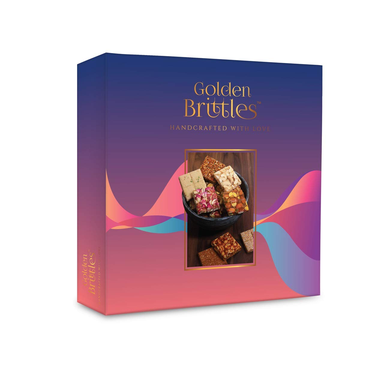 Golden Brittles Premium Chikki (4 Portions 85g / 100g GMS Each) with