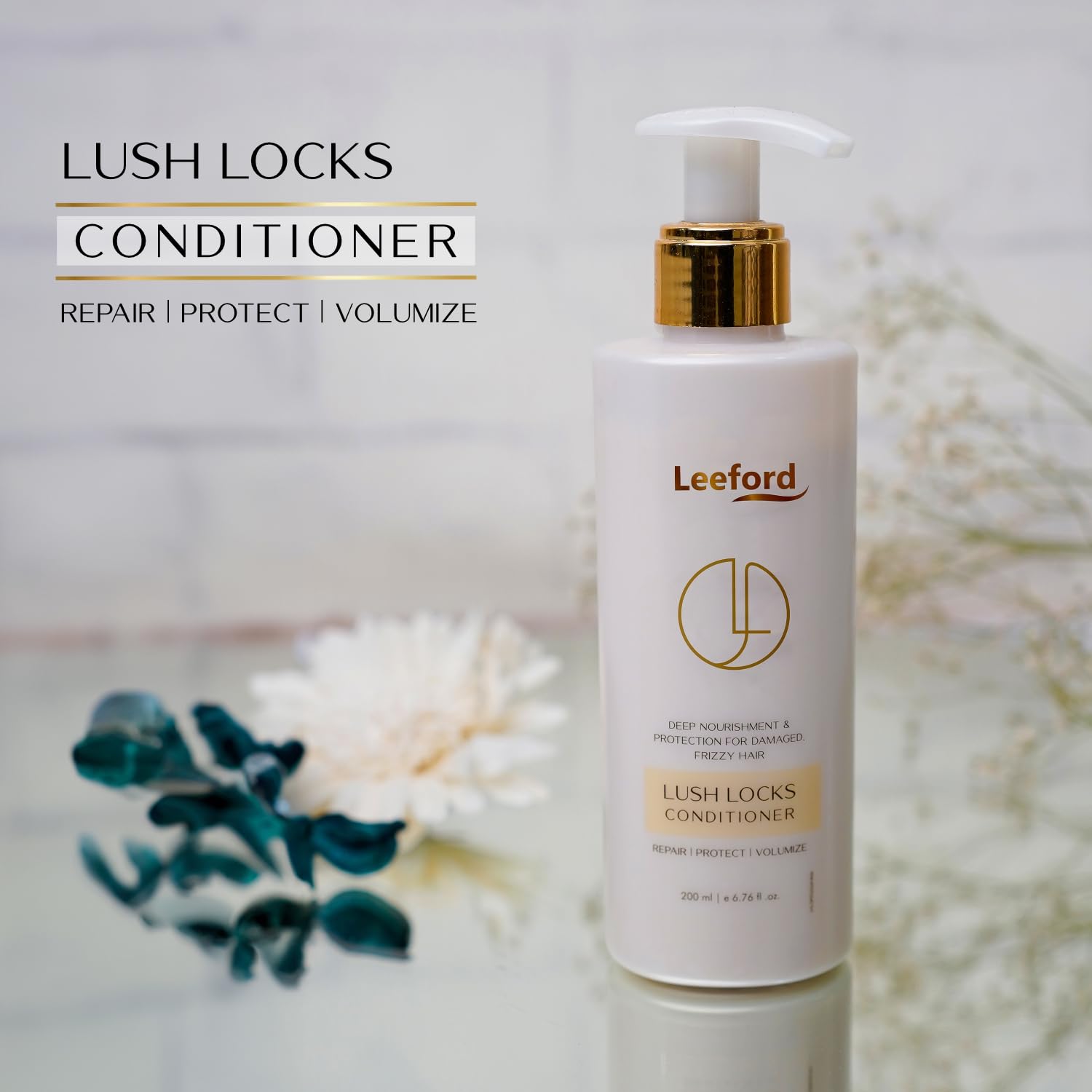 Buy Leeford Lush Locks Hair Conditioner-200ml - Enriched with Silk