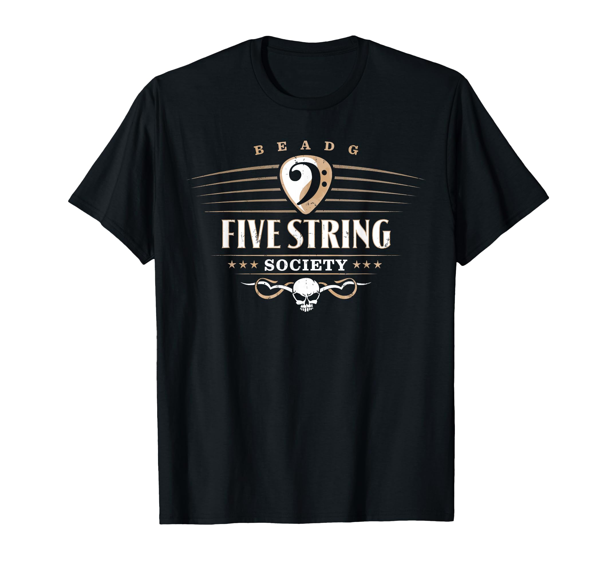 5 String Bass Guitar Players Tshirt Five String Society T-Shirt