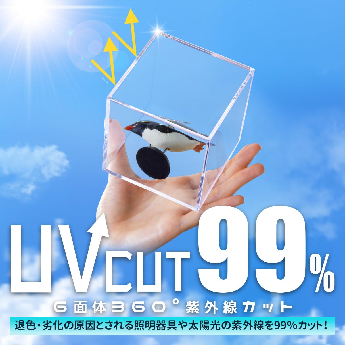 Amazon | ミノル化学工業 ミノルキューブ UVカット LL ディスプレイ