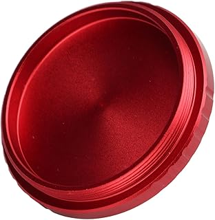 Telescope Lens Dust Cap, Aluminum Alloy Lens Cap Cover, Portable Magnifying Mirror Dust Protective Lens Cap for Photographic Socket (M42*0.75)