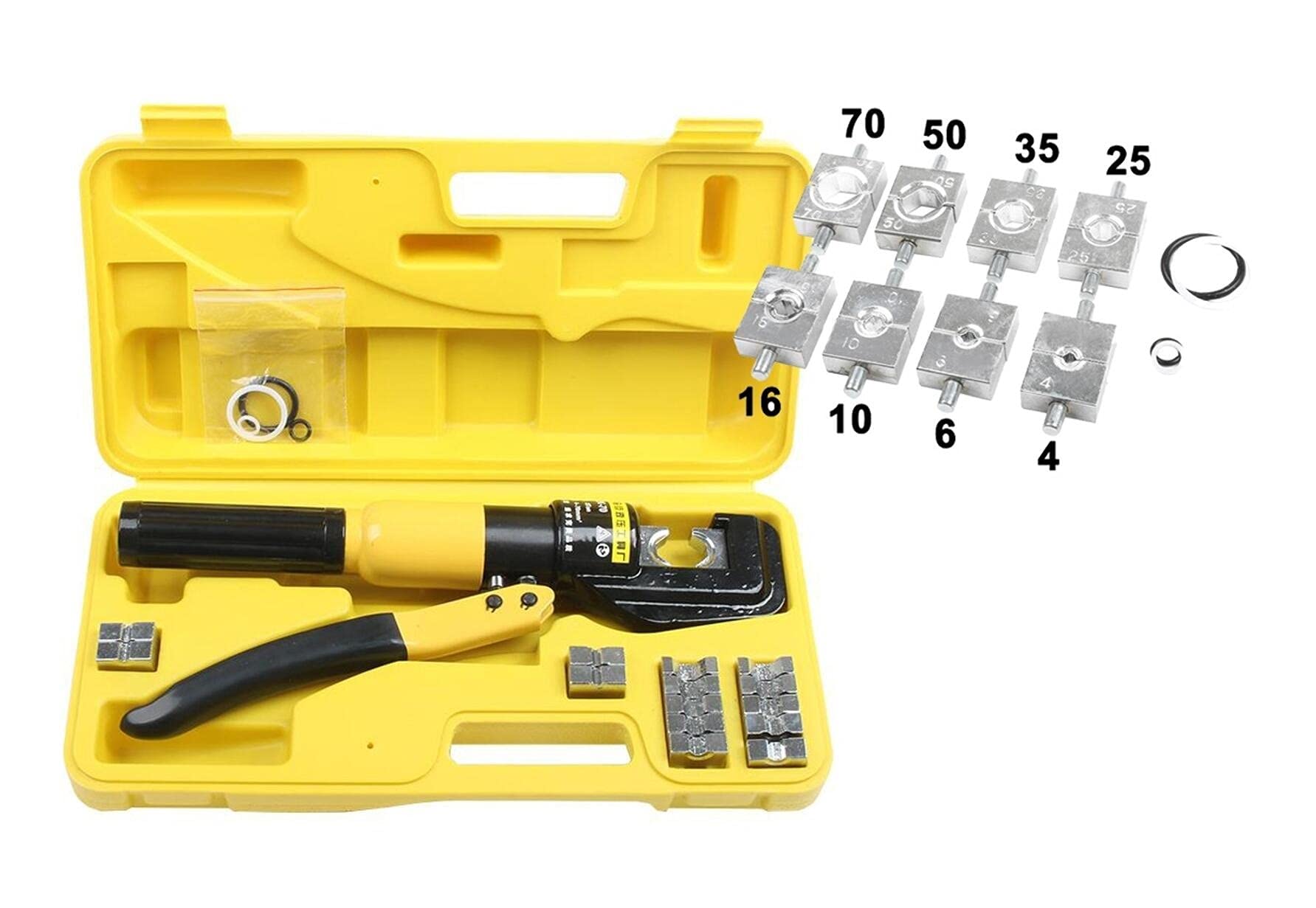 Hydraulic Crimping Tool Cable Lug Hydraulic Crimping Tool Plier Compression YQK-70 Range 4-70mm2