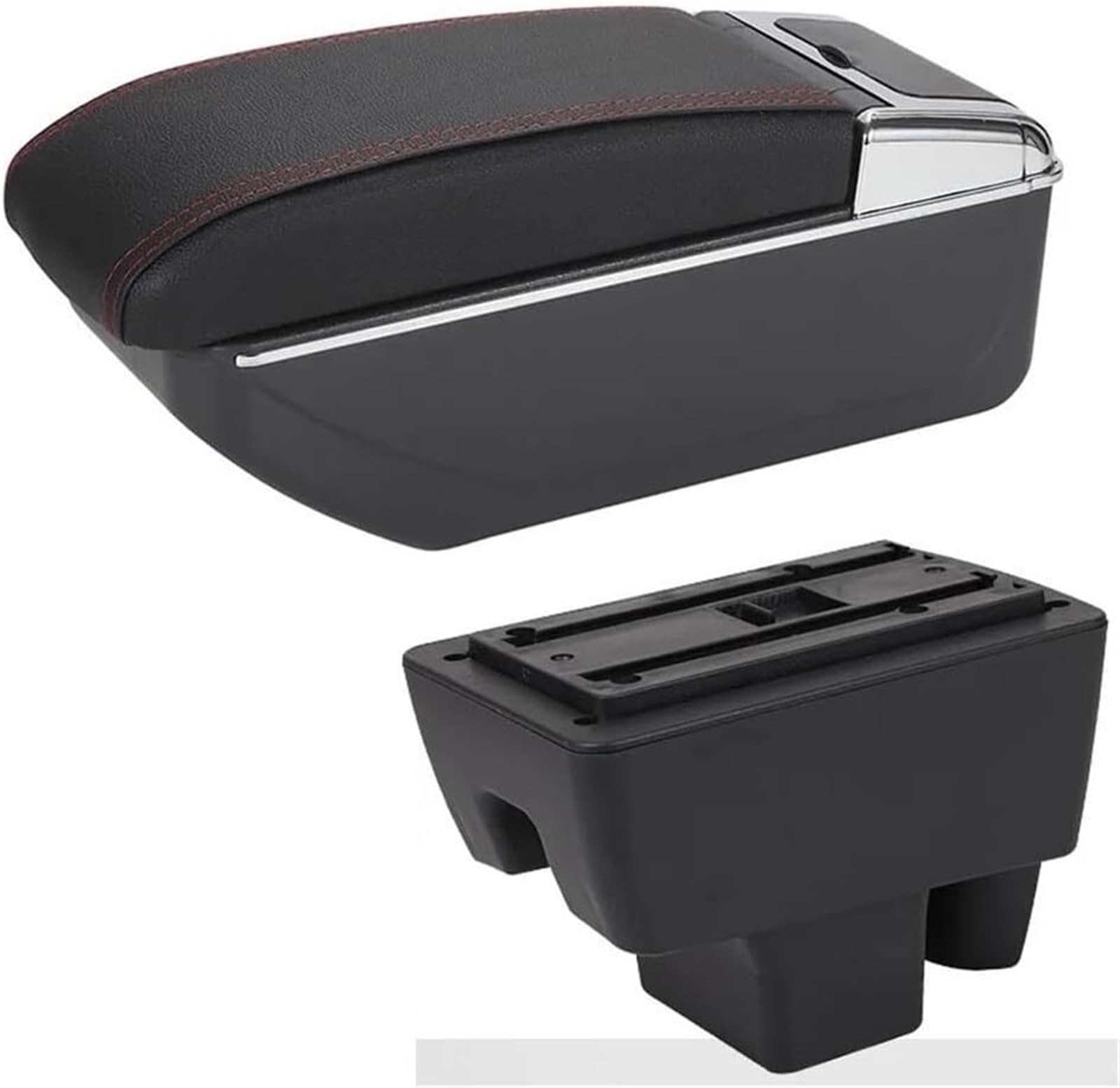 Drezzo Arm Rest Cover for Car For Polo Armrest Car Box Accessories Interior Storage Centre Console