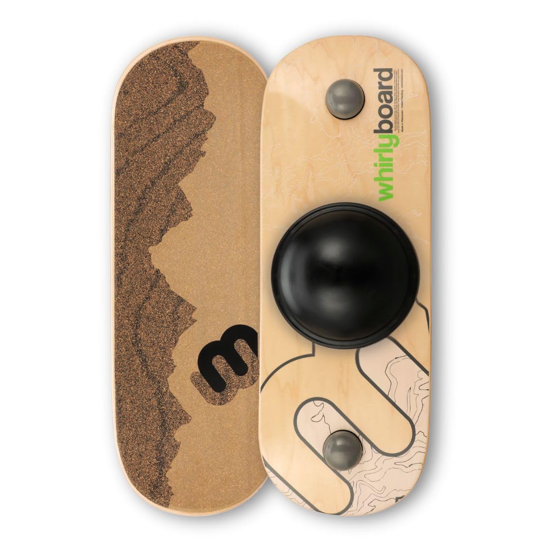 Whirly Board - Wide Standing Desk Balance Board - Anti Fatigue Balance Board for Standing Desks