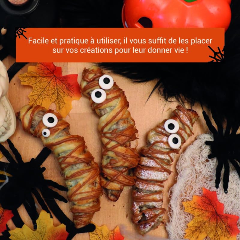 Kit de décors comestibles "yeux"