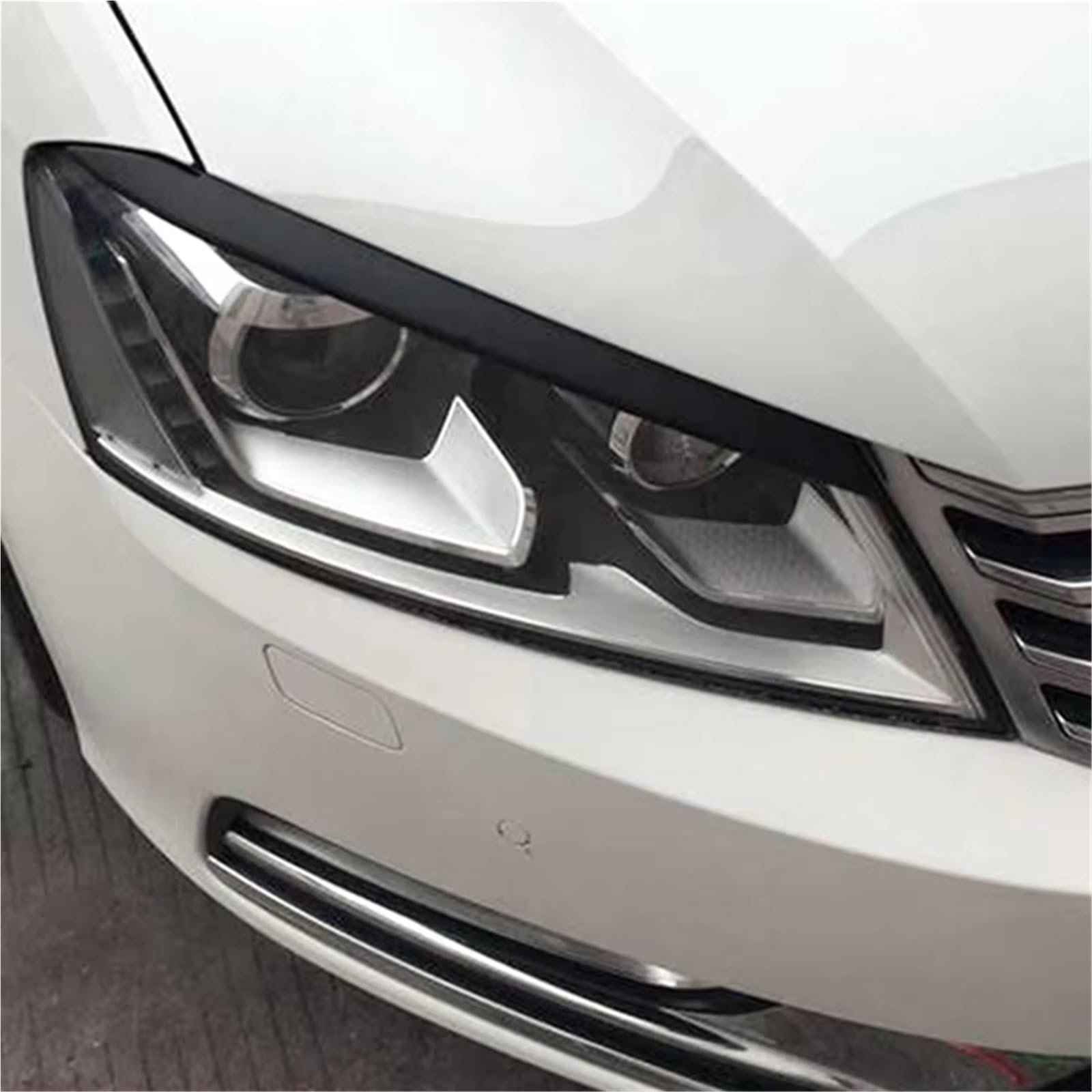 Reflektor brwi do Passat B7 2010 2011 2012 2013 2014 2015 reflektor samochodowy powieki brwi ABS reflektor lampa naklejka pokrywa wykończenia