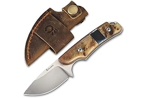 Cool Hand 5.98" Belt Knife with Horizontal Leather Sheath