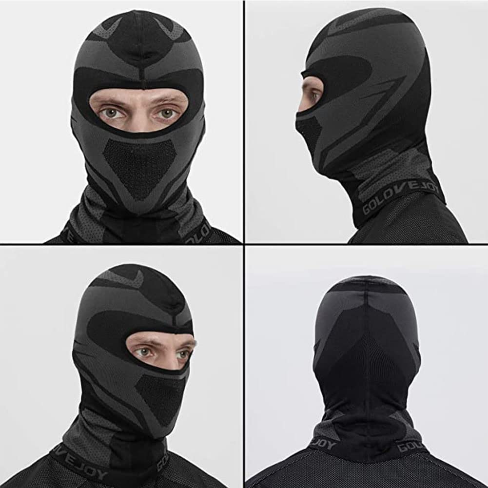 Máscara Pasamontañas, Balaclava Máscara Facial de Deportes al Aire Libre, Pasamontañas Moto Invierno, Máscara Facial Prueba de Viento para Hombre Mujer, para Ciclismo, Esqui, Senderismo