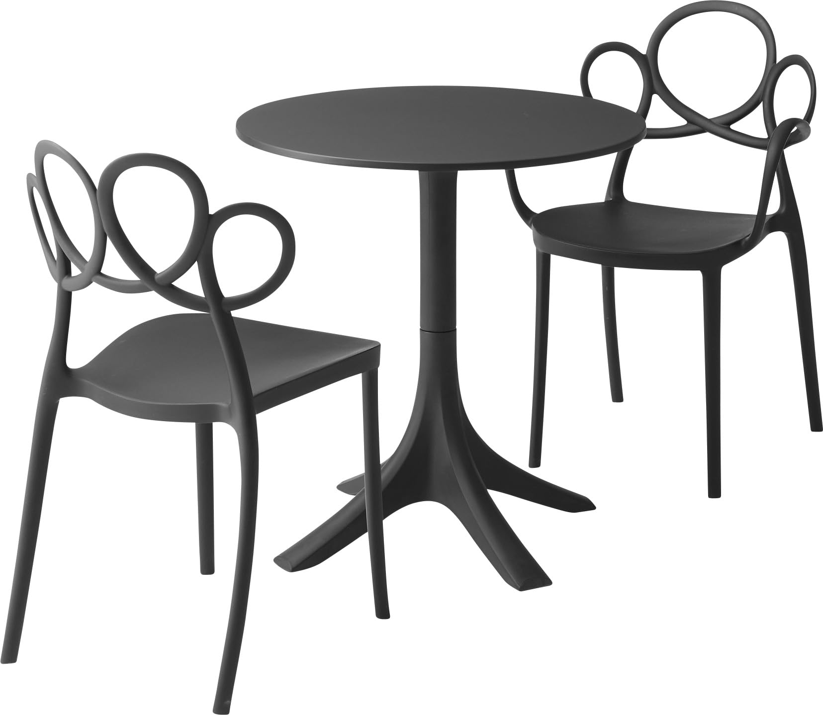 Amazon｜＜東谷＞CL-490BKカフェテーブルW70×D70×H73｜ダイニング