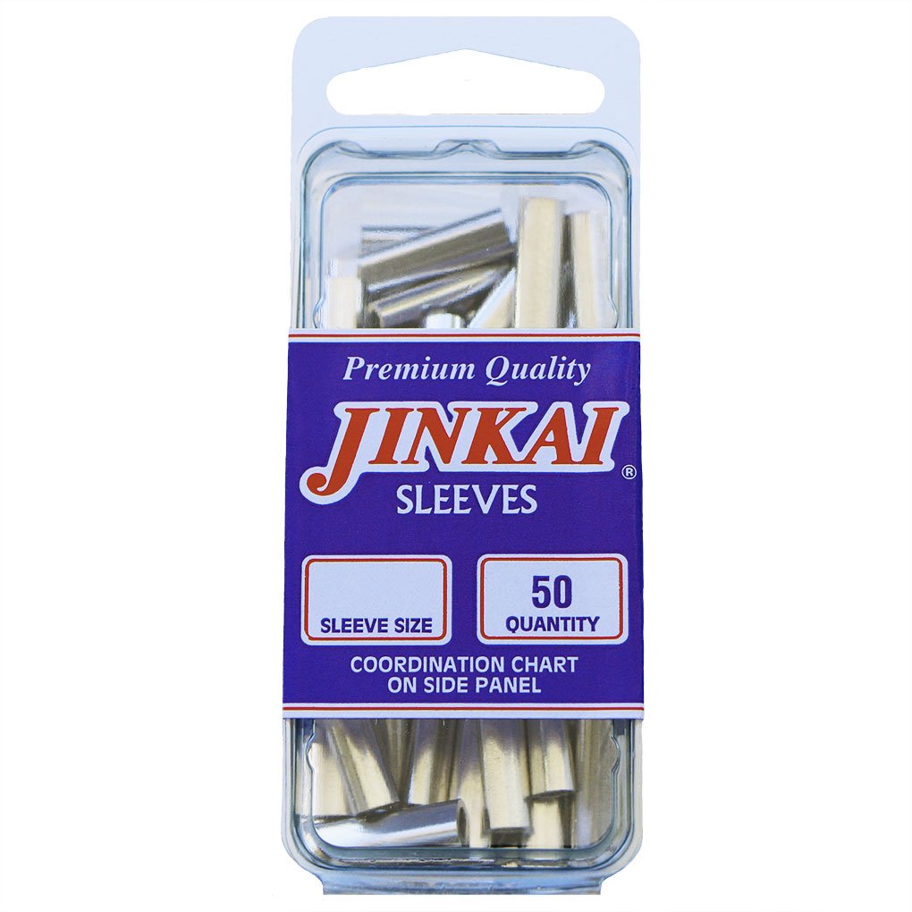 JINKAI Monofiliment/Fluorocarbon Sleeves Box of 50