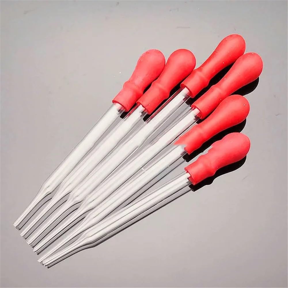 Laborgeräte und -ausrüstung 10 stücke/30 stücke/100 stücke Labor 90mm Bis 150mm Glas Übertragung Dropper Mit Rot Gummi Saug-Ball(120mm 100pcs)