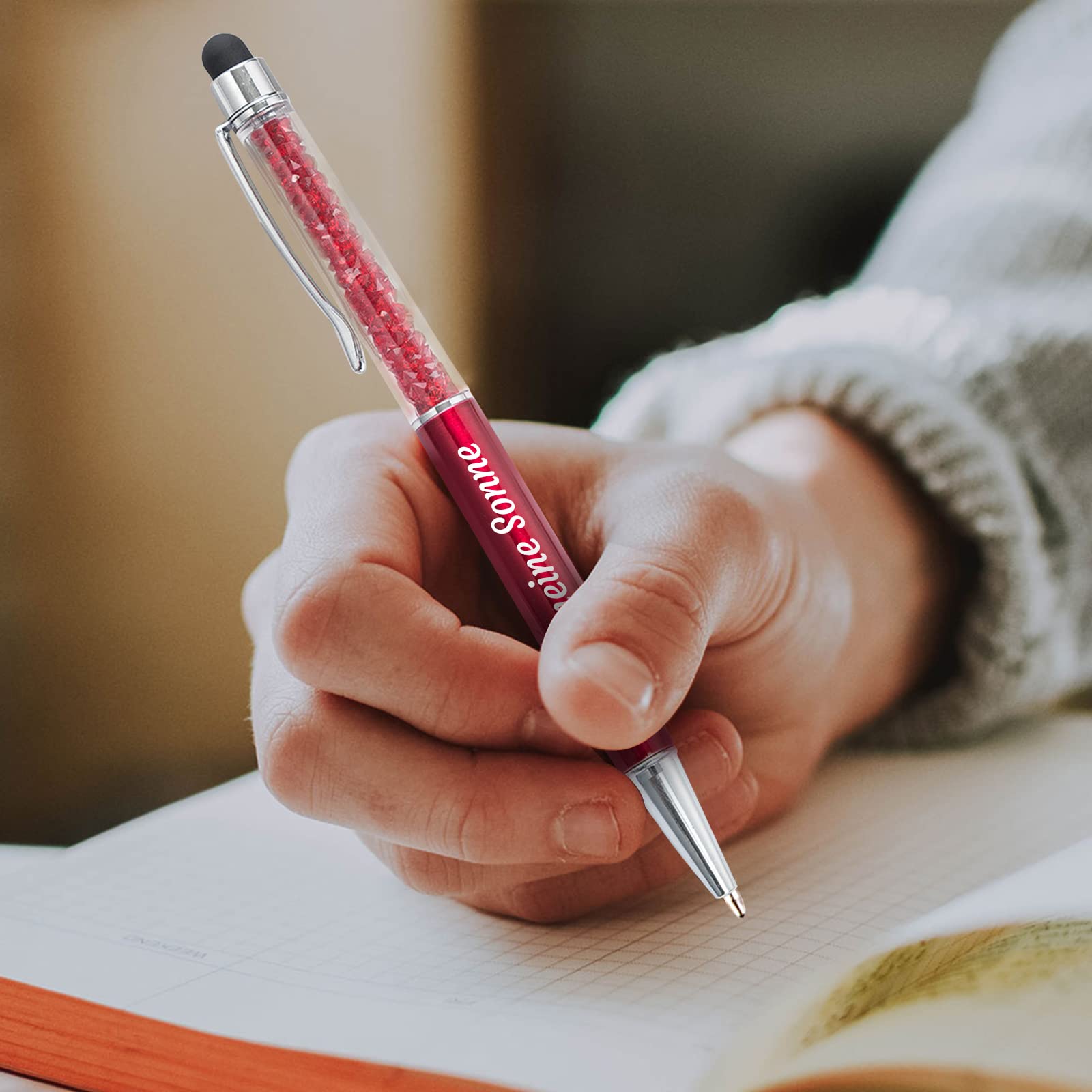 Bis zu 300 Kugelschreiber, individuelle Business-Kugelschreiber, personalisierte Kugelschreiber mit Namen, Büro-Kugelschreiber für Unternehmen, Unternehmen, Schule, schwarze Tinte - 216Stk