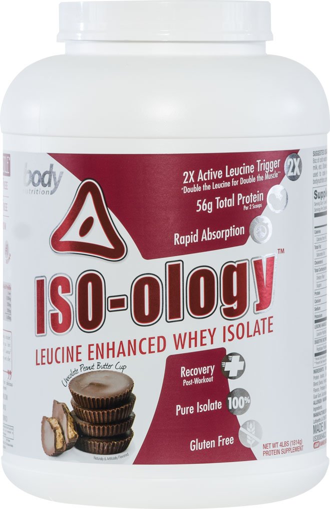 Body Nutrition ISO-Ology Chocolate Peanut Butter Cup Leucine-Enhanced Whey Isolate 4 LB
