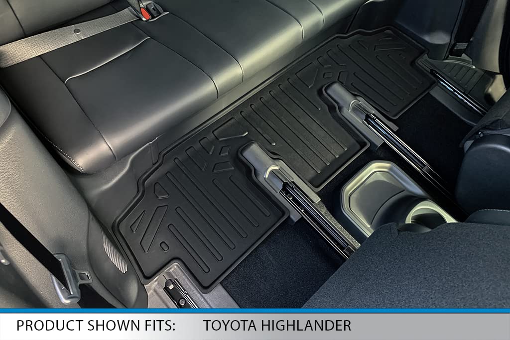 SMARTLINER 3 Row Floor Mats & Cargo Liner Behind 3rd Row Compatible ...