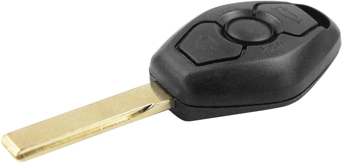 Key Cover Shell Remote Control 3 Keys and Blade BMW 3 Series 5 7 X3 X5 Z4 M3 M5 E38 E39 E46 E53 E83 CHIAVIT Spare Parts Body Auto Keys Replacement Logo Without Electronics and Transponder