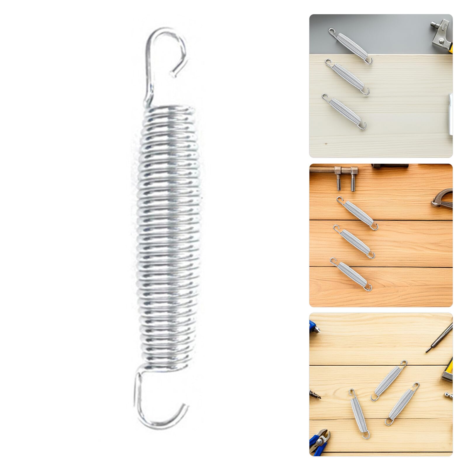 YARNOW 20 Unidades Muelles para Trampolín de Acero Plata Propiedades Amortiguadoras y Fácil Instalación, Ideales para Entornos Domésticos y Exteriores