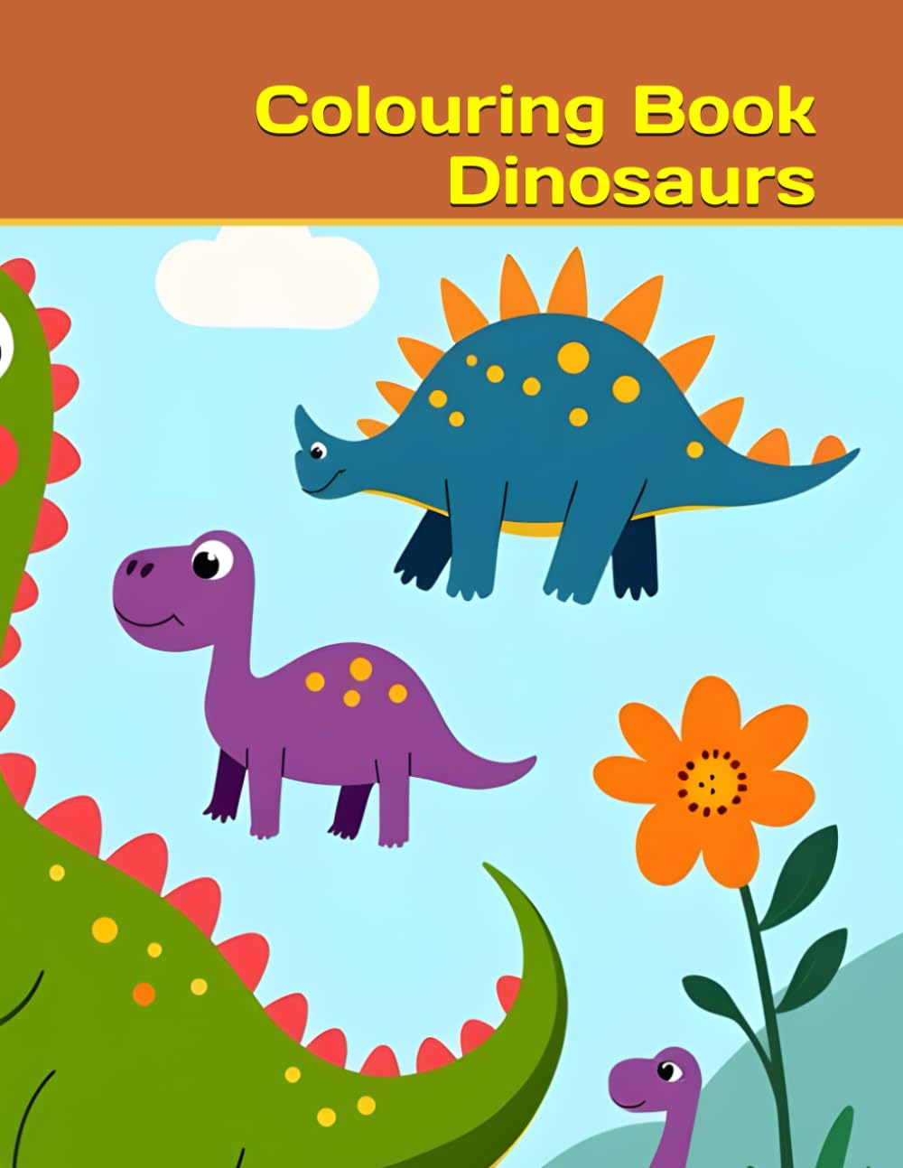 Colouring Book Dinosaurs: Colouring fun for ages 3+