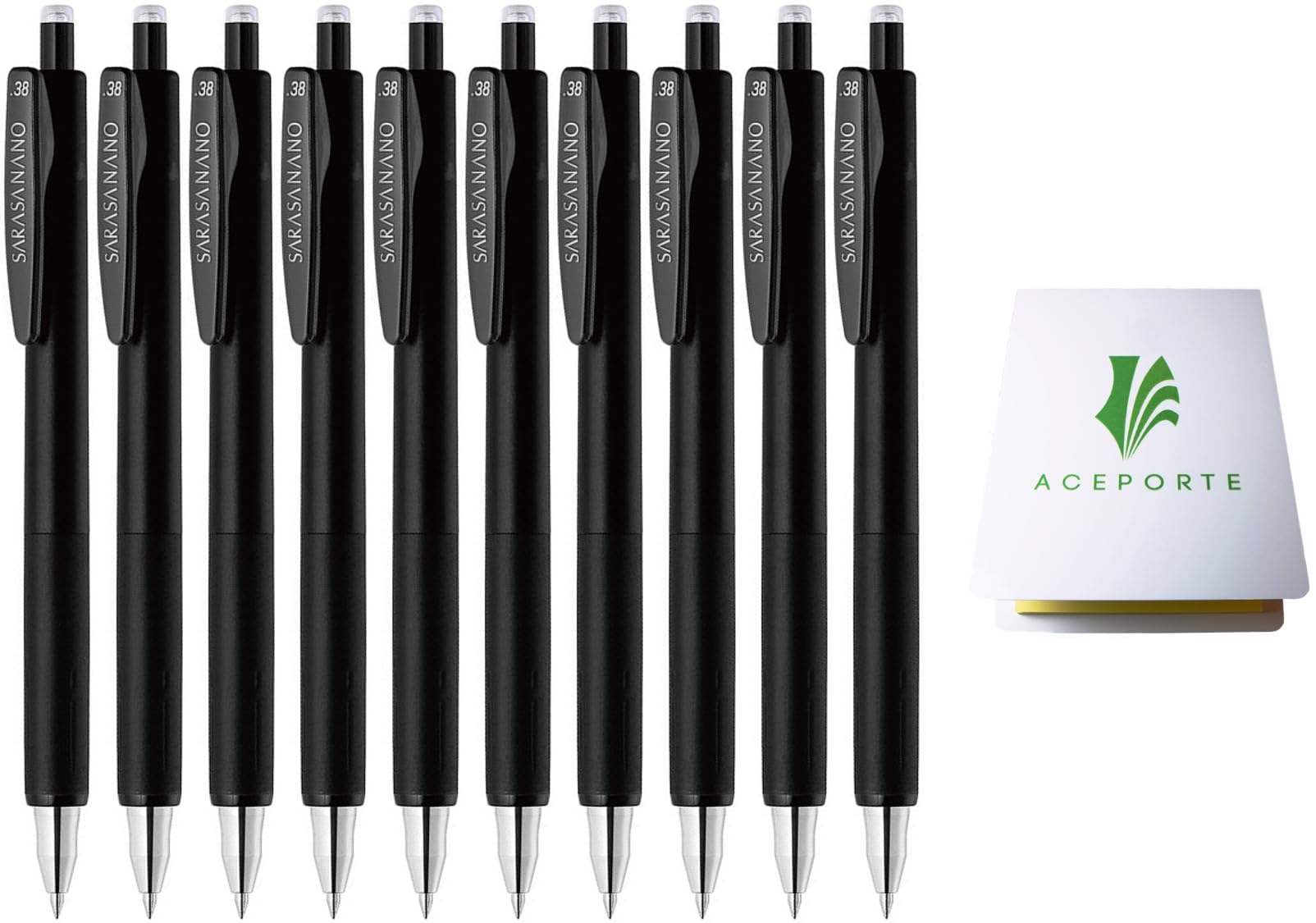 Amazon.com: ZEBRA SARASA NANO 0.38mm Gel Ballpoint Pen 10 Pack