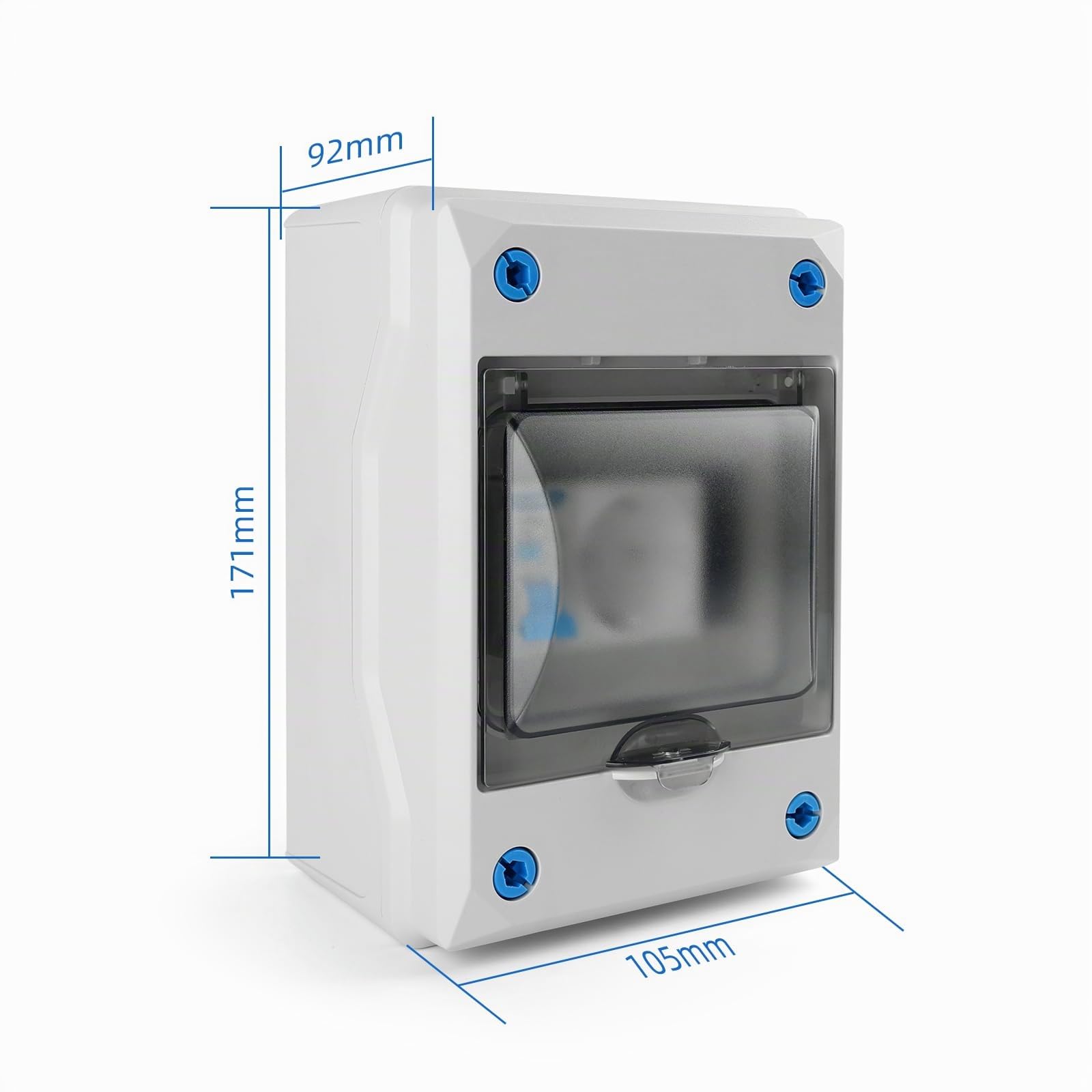 Scatola Di Derivazione,Presa Schuko Con Interruttore, Interruttore Differenziale Con 16 A 230 V - 1/ Ip65, Presa Esterna Impermeabile Per Spazi Esterni E Ambienti Umidi