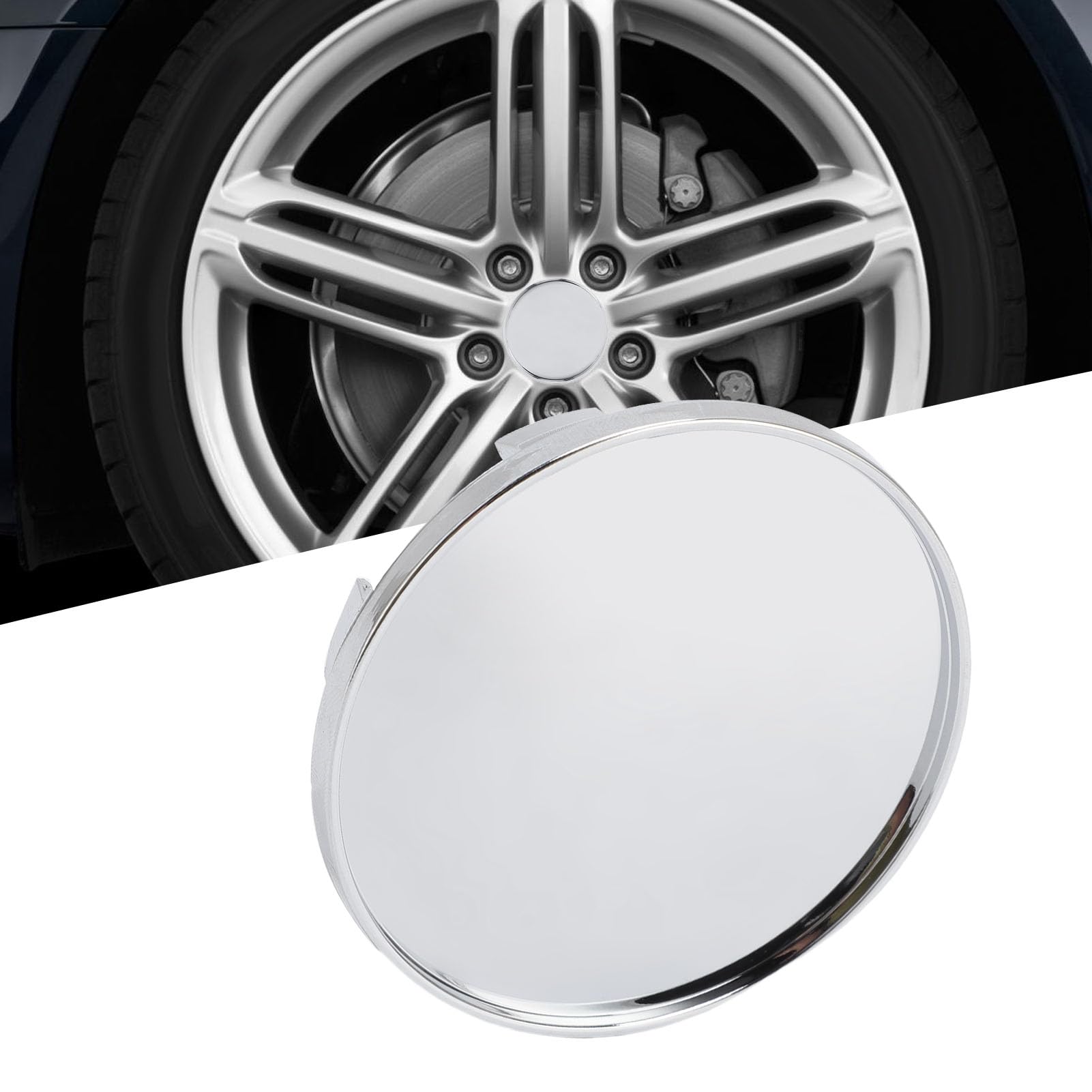 Ausla Kręty środkowe ABS, 4PCS Obręczy Hub Coube Carcle Center Hub Cover 69 Mm Średnica Zewnętrzna ZAKRESA (Galwanizowane)
