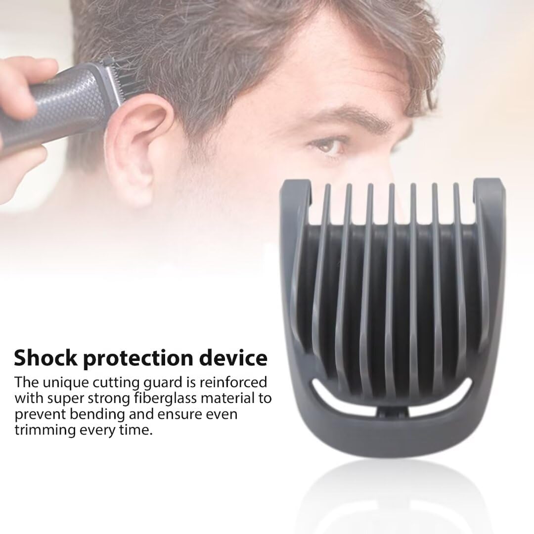 2024 Upgraded Multigroom Trimmer Beard Stubble Guide Combs Guards 1mm + 2mm For Philips Norelco 3000, 5000, 7000
