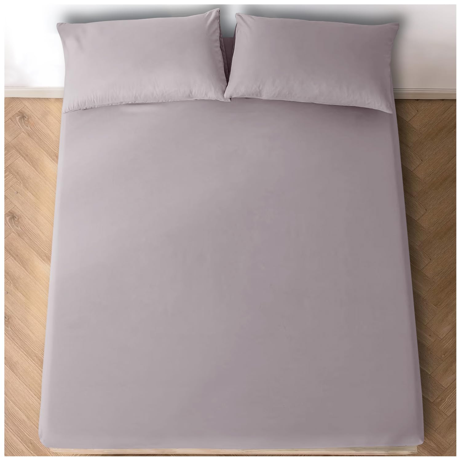 GC GAVENO CAVAILIA Supersoft Fitted Sheet King Size, 25 Cm Elastic Pocket Fade Resistant B...