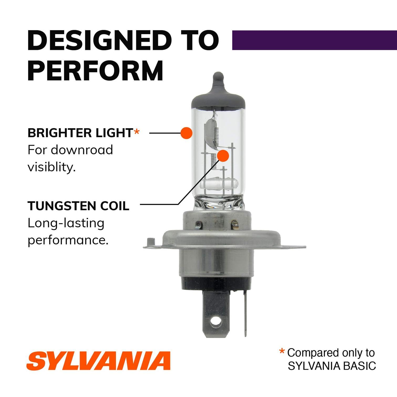 SYLVANIA - 9003 XtraVision - High Performance Halogen Headlight Bulb High Beam Low Beam and Fog Replacement Bulb — view 5