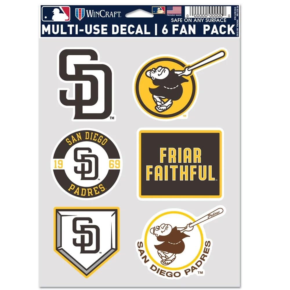 WinCraft Sports 5-ft W x 3-ft H San Diego Padres Flag in the Decorative