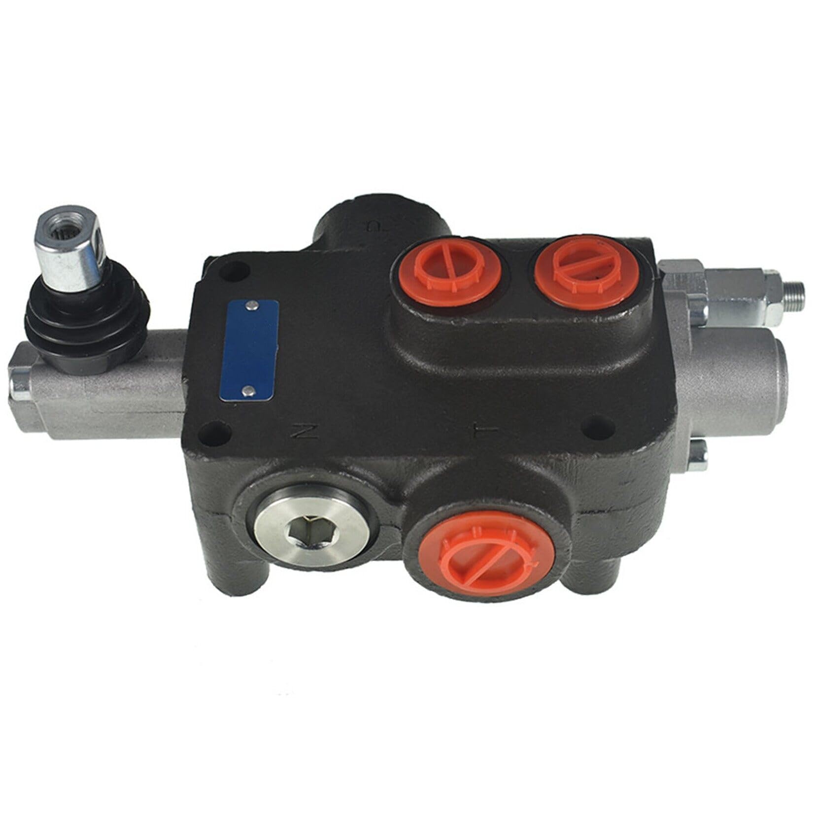 Distributeur hydraulique à Double Effet, 1 tiroir, 21 GPM, 3600 PSI, Ports SAE, pour Petits tracteurs, tracteurs, chargeuses et fendeuses de bûches.