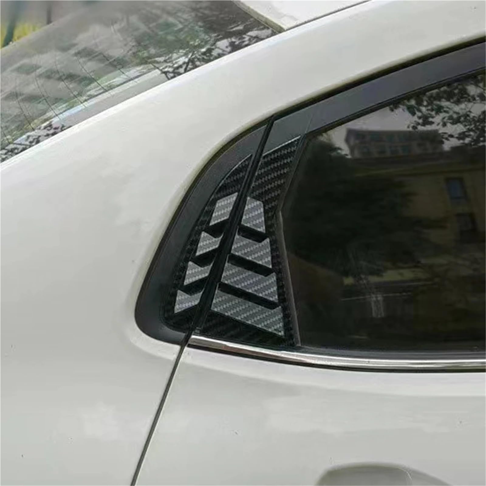 Spoiler Migawki Tylnej Szyby 2 SZTUKI pasujące do KIA RIO K2 2011~2015 Sedan wersja rosyjska osłona żaluzji tylnej szyby samochodu boczna otworu wentylacyjnego