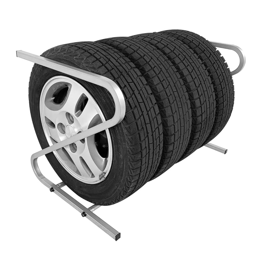 タイヤラック　AMEX C05S 日本製タイヤラック 横置き 4本 タイヤ収納ラック AMEX-C05S