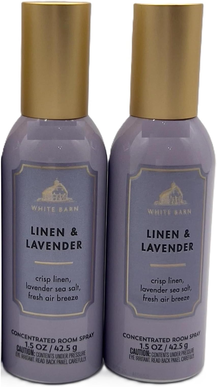 Bath & Body Works Linen and Lavender Concentrated Room Spray 1.5 oz Set of 2