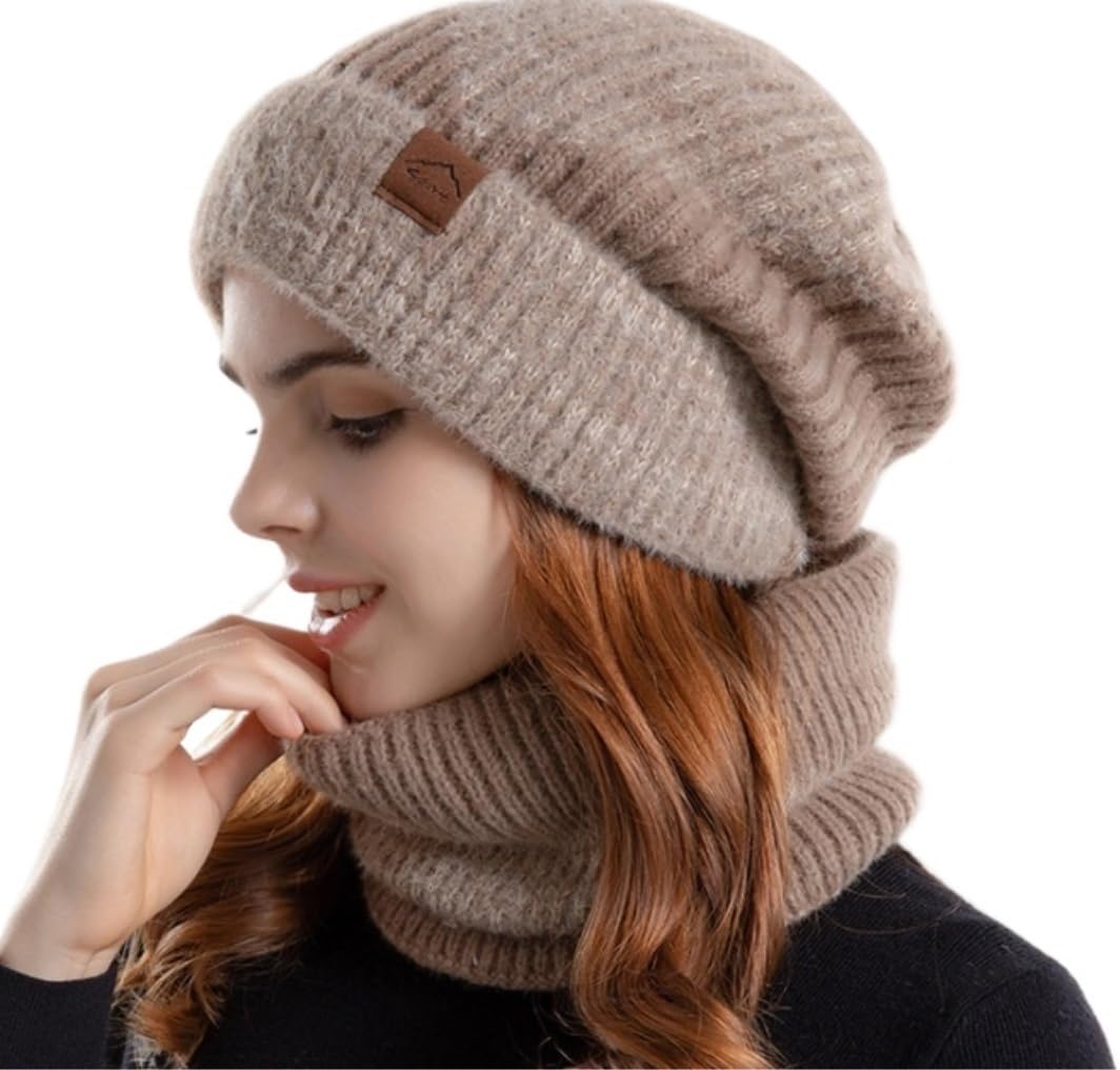 Mützen Winter Mützen Wintermütze Mit Krempe, Dicke Fleece-Strickmütze, Visier, Beanie-Mütze, Totenkopf-Skimütze, Uhrenmütze, Slouchy-Beanie-Mütze, Unisex Wintermütze ( Color : D , Size : One size )
