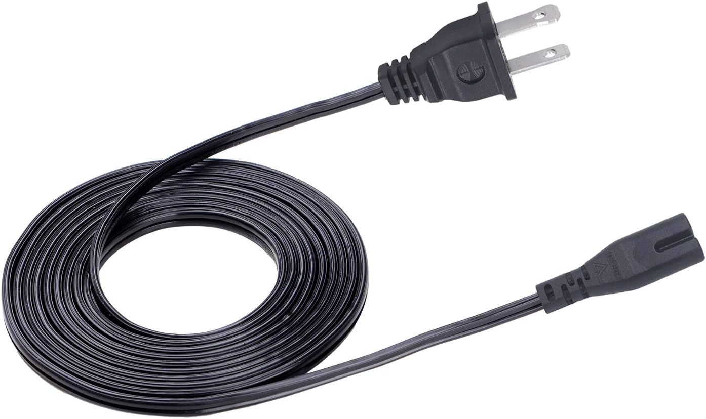 Power Cord Replacement for JBL PartyBox Party Box 300 1000 100 200 Bluetooth Speaker Audio System 2 Prong 8ft IEC C7 AC Cable