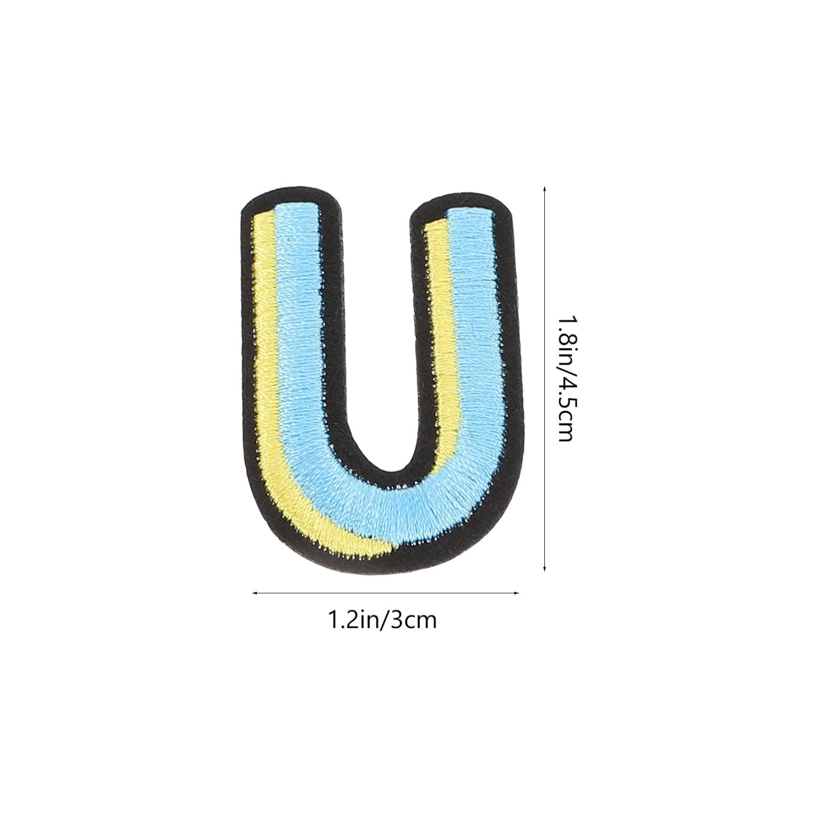 VILLCASE 156 Stck Teiliges Bunte Alphabet Bügelflicken und Näh Patches für Kleidung Taschen Schuhe und Hüte DIY Bastelset zum Aufnähen und Aufbügeln Vielseitige Textilapplikationen für