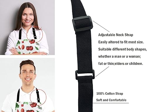 Miniatura 5 de Lefolen Delantal de cocina 4, Multi Lf83