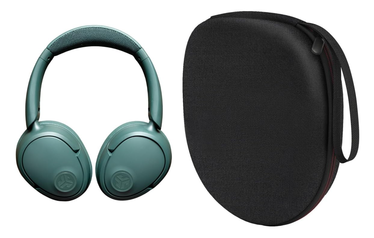 M.G.R.J® Portable Carrying Case Cover for JLab JBuds LUX ANC Smart Active Noise Cancelling Over Ear Wireless Headphones (Hard|EVA|Black) M.G.R.J® Portable Carrying Case Cover for JLab JBuds LUX ANC Smart Active Noise Cancelling Over Ear Wireless Headphones (Hard|EVA|Black)