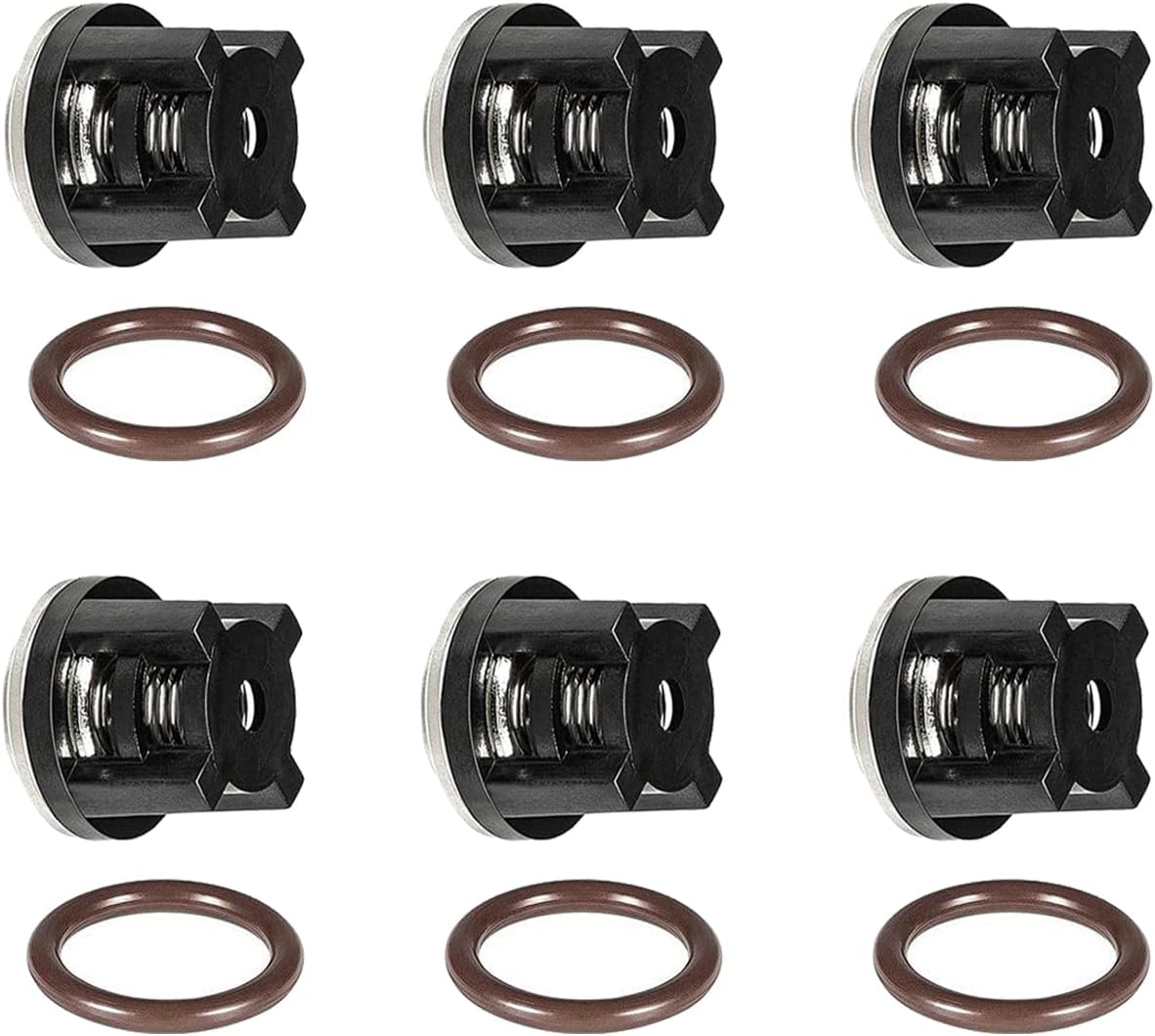 YMT AR1828 Water Kit Replacement for Annovi Reverberi 18mm XR RK RKA RKV 70-0179, 18mm,New Valves + O-Rings